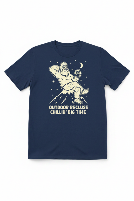 Bigfoot Beer Graphic T-Shirt - Blue