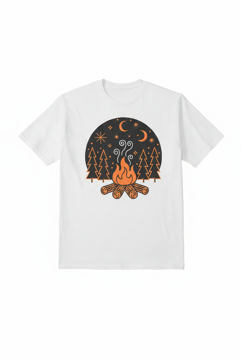 Campfire Graphic T-Shirt