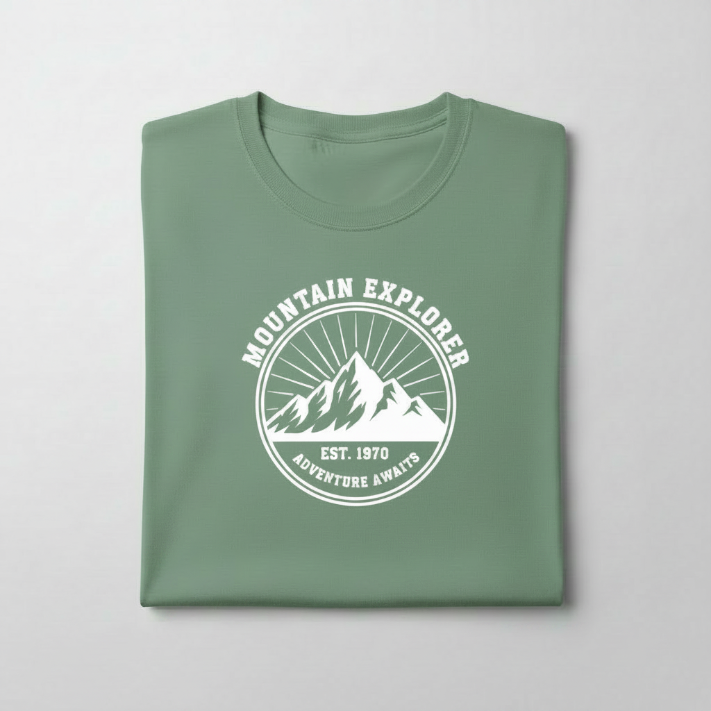 Mountain Explorer Tee - Sage Green